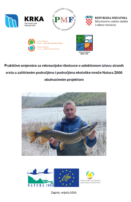 Praktične smjernice za rekreacijske ribolovce o selektivnom izlovu stranih vrsta u zaštićenim područjima i područjima ekološke mreže Natura 2000